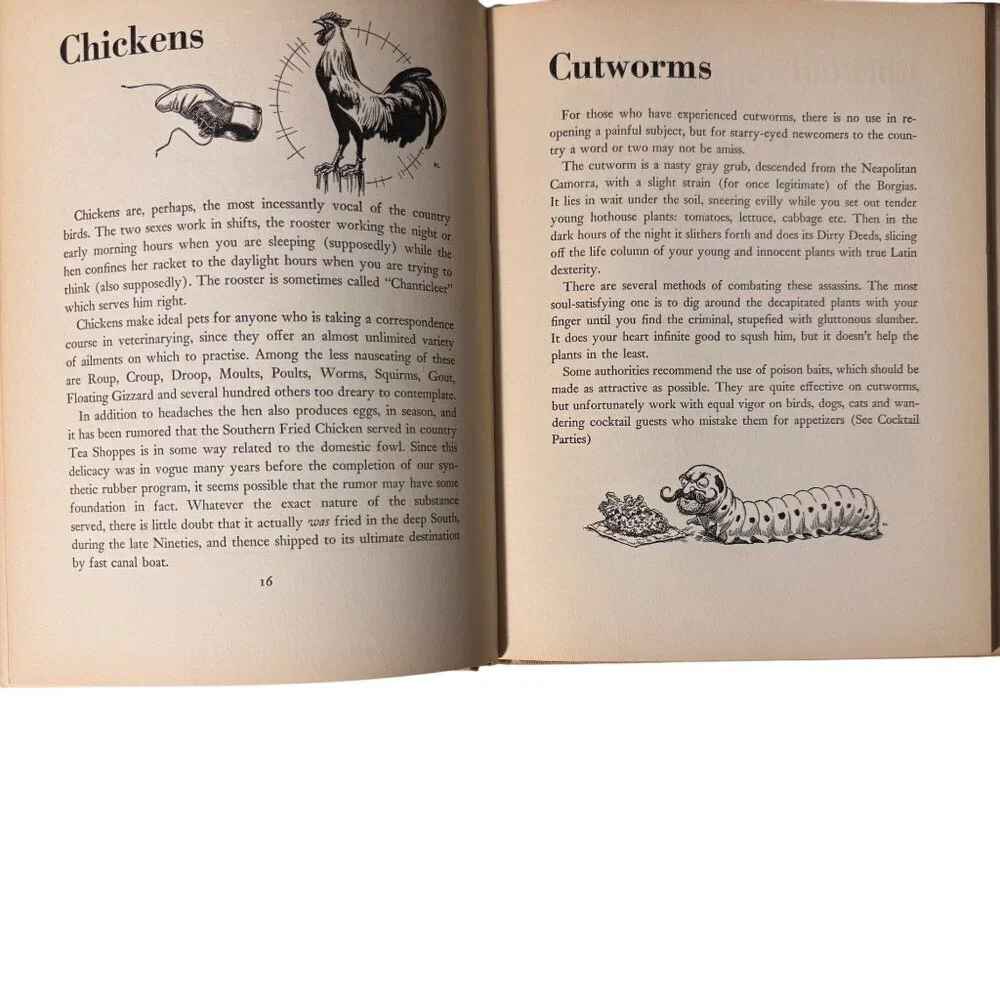 Country Colic Weeders Digest Robert Lawson Stated 1st Ed 1944 HC DJ Illustrated - Picture 10 of 16